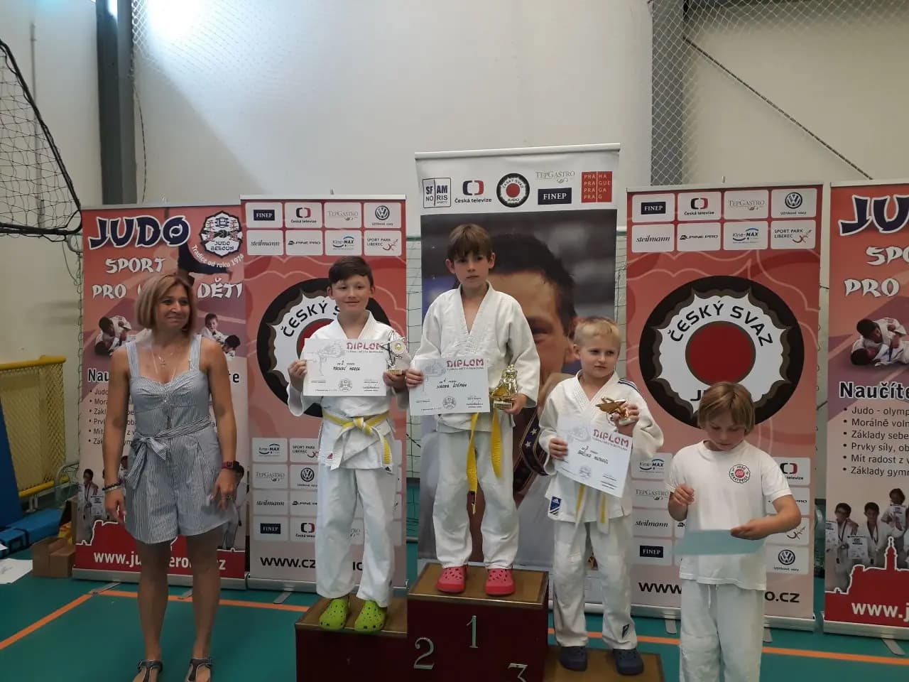 2. místo - Machač Marek a 3. místo - Bačina Michael