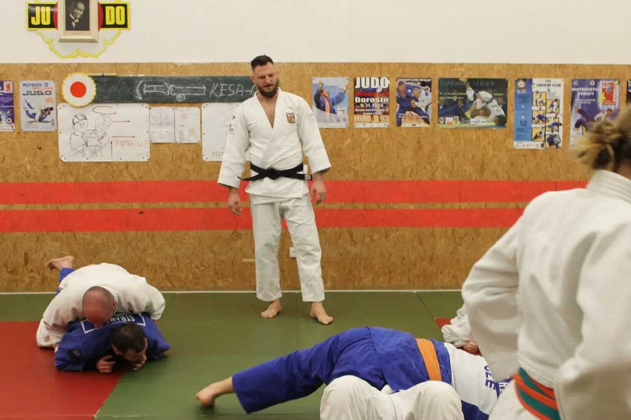Fotografie z akce VZÁCNÁ NÁVŠTĚVA V ODDÍLE JUDO N62 KLADNO