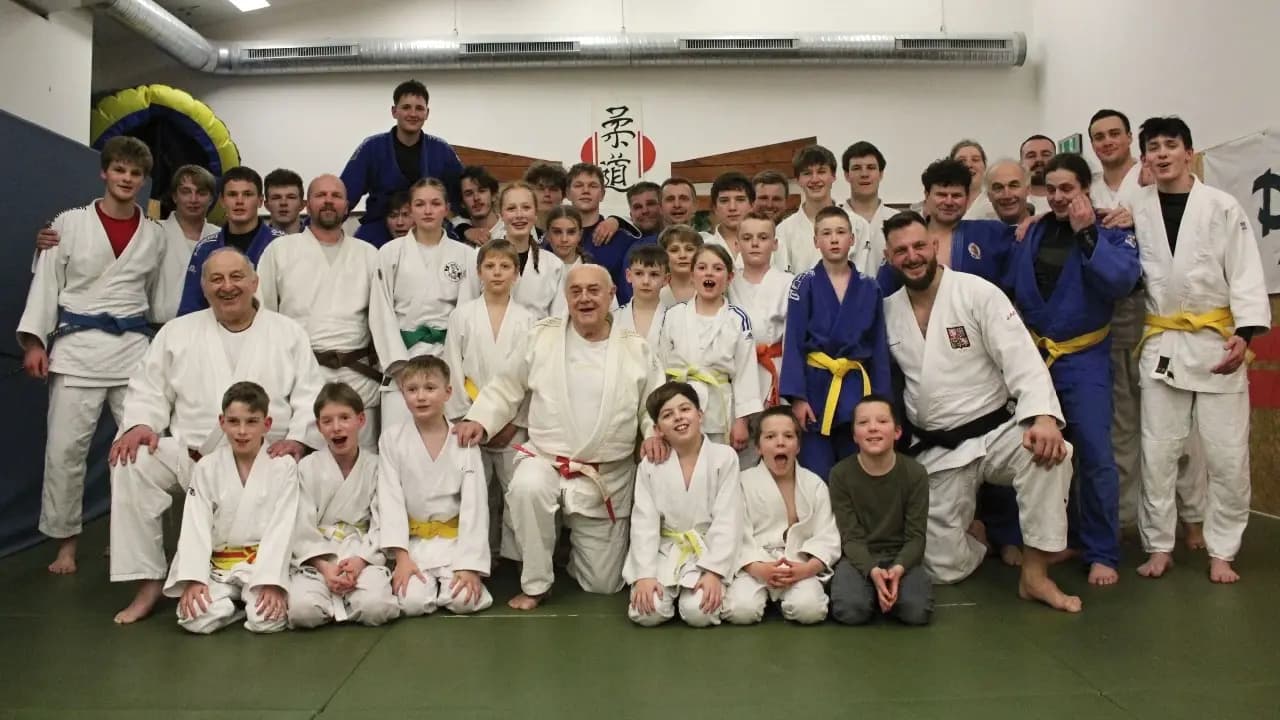 Fotografie z akce VZÁCNÁ NÁVŠTĚVA V ODDÍLE JUDO N62 KLADNO